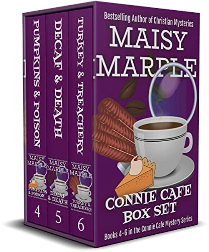 Connie Cafe Three Mystery Box Sets Cozy Mystery Series